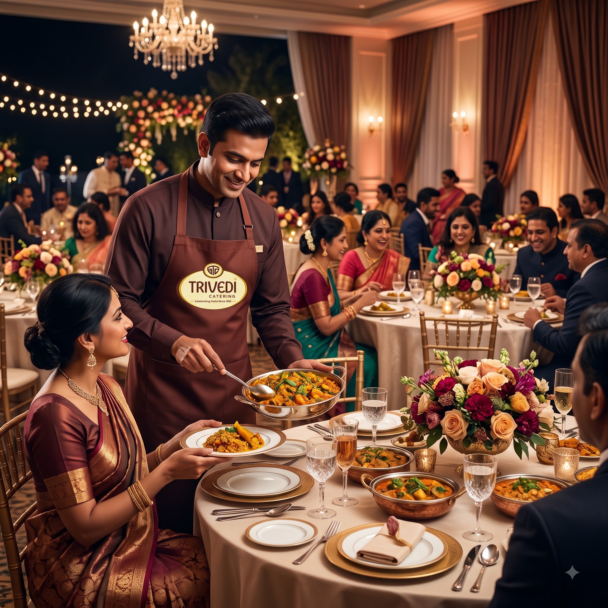 Trivedi Catering Luxury Event Setup